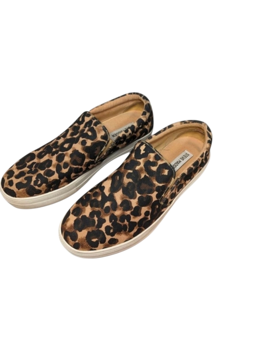 Steve Madden Gills Platform Sneakers Leopard Print Size 8.5